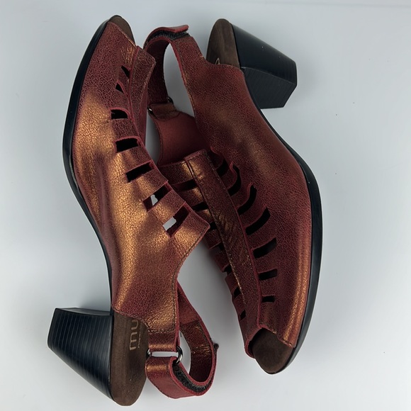 Munro Abby Crackle Open Toe Slingback Sandals Sz: 8.5SS - Picture 6 of 12